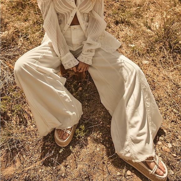 💫HP💫 NWTS FP SUPER WIDE LEG JEANS (30) - Picture 8 of 14